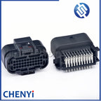 33 Pin car Motorcycle motorbike waterproof connector PCB Socket control system ecu plug 1554458-2 1554461-1 1554461-2 For Yamaha
