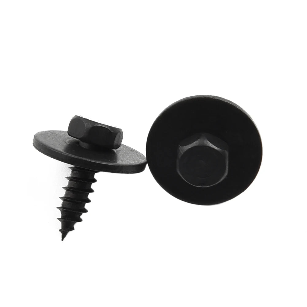 20X Hex Head  Screw Mudguard Liner Air Duct Splash Shield Trim For BMW 07147129160 Splash  Shield Clip Bolt Screw Car Accessorie