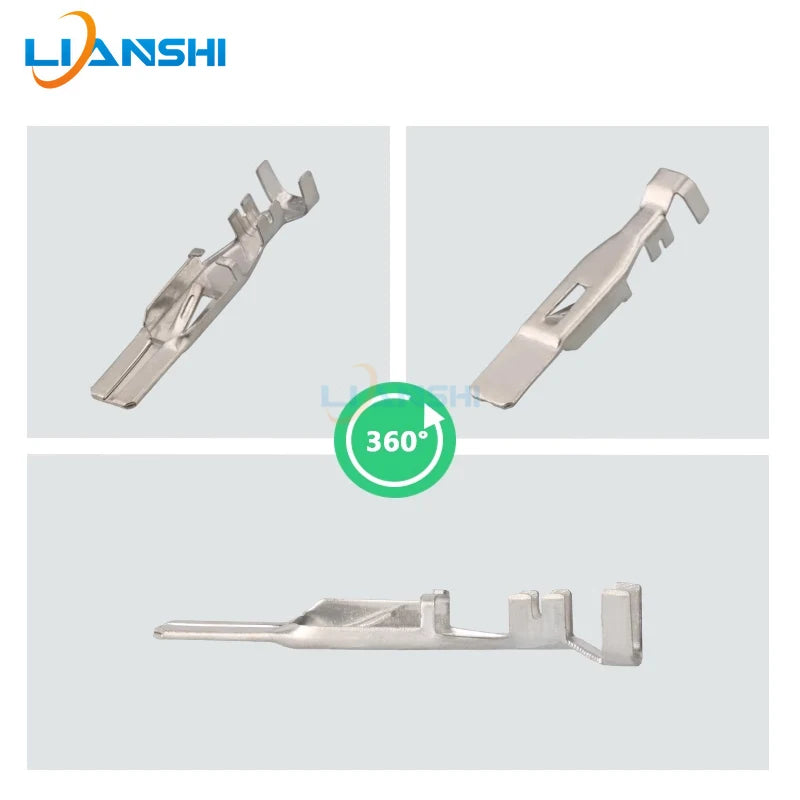 100pcs DJ611A-A6.3B Copper terminal car connector 12020126