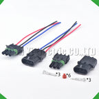 3-pin wire harness harness automotive waterproof female haltech connector harness