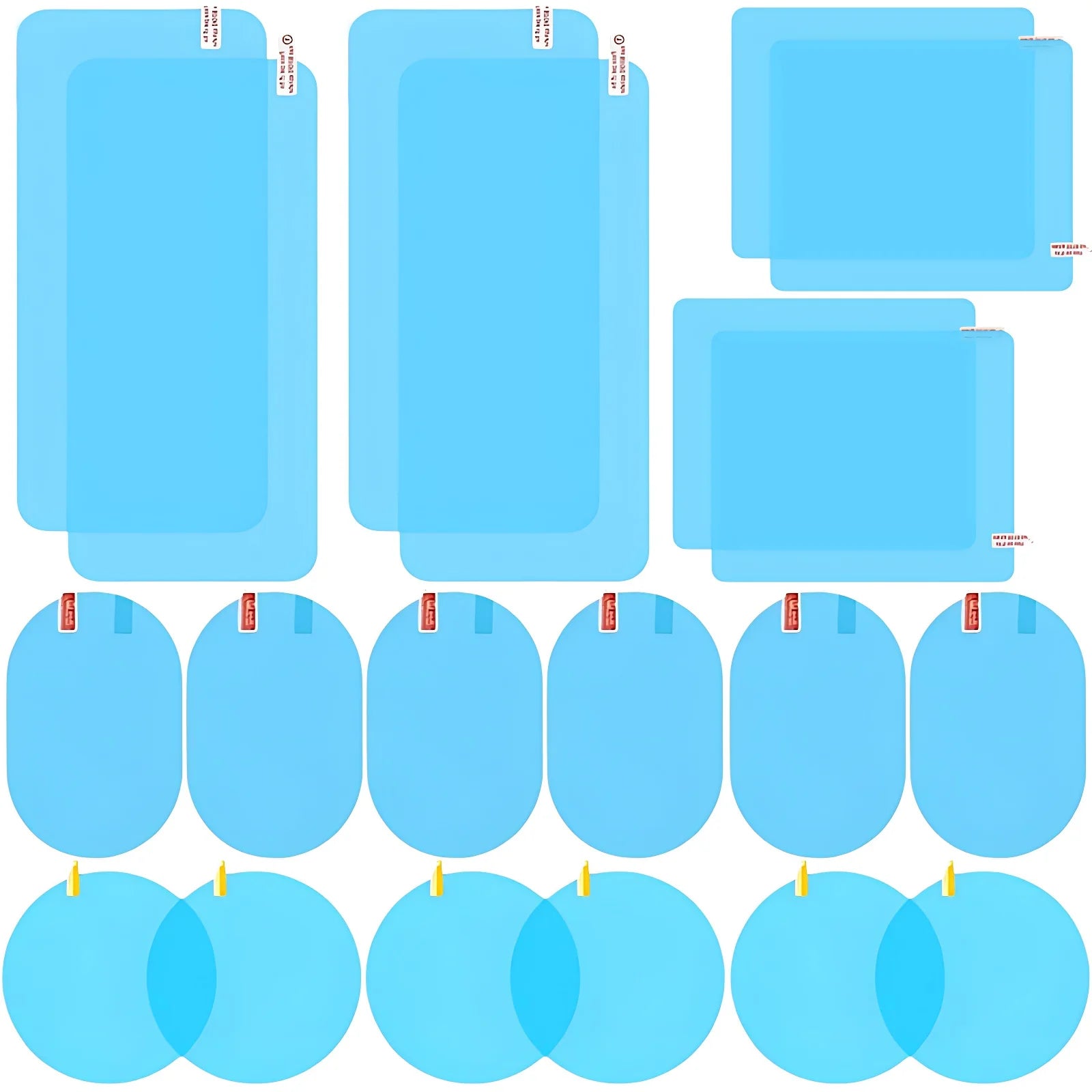 Car Rearview Mirror Film Side Window Rainproof Clear Film 2/1Pcs Anti Fog Window Mirror Protective Film Sticker Car Accessories
