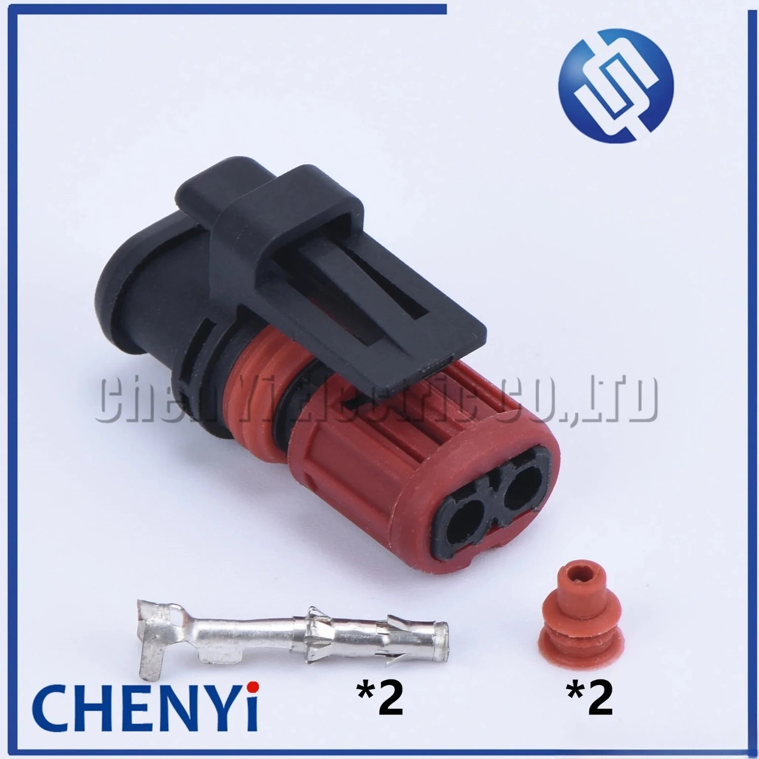 2 Pin auto connectors waterproof wire harness plug 1337245-3 For excavator EC210 EC360 EC480 Diesel Fuel injection
