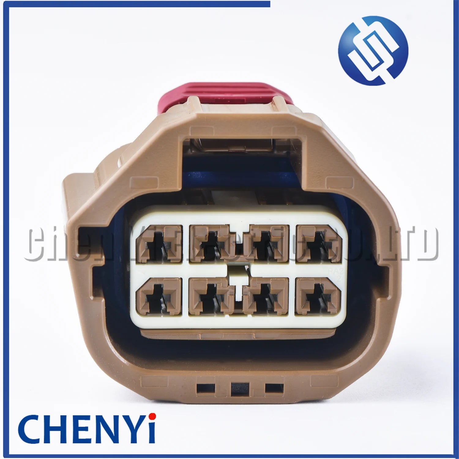 1 Set Brown 8 Pin 2.8mm series female automobile waterproof connector headlamp fog lamp turn lamp tail lamp plug 7283-6442-80