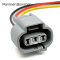 1 Set 3 Pin Car Vehicle Speed Sensor Meter Electrical Cable Connectors Female Wire Harness Plug