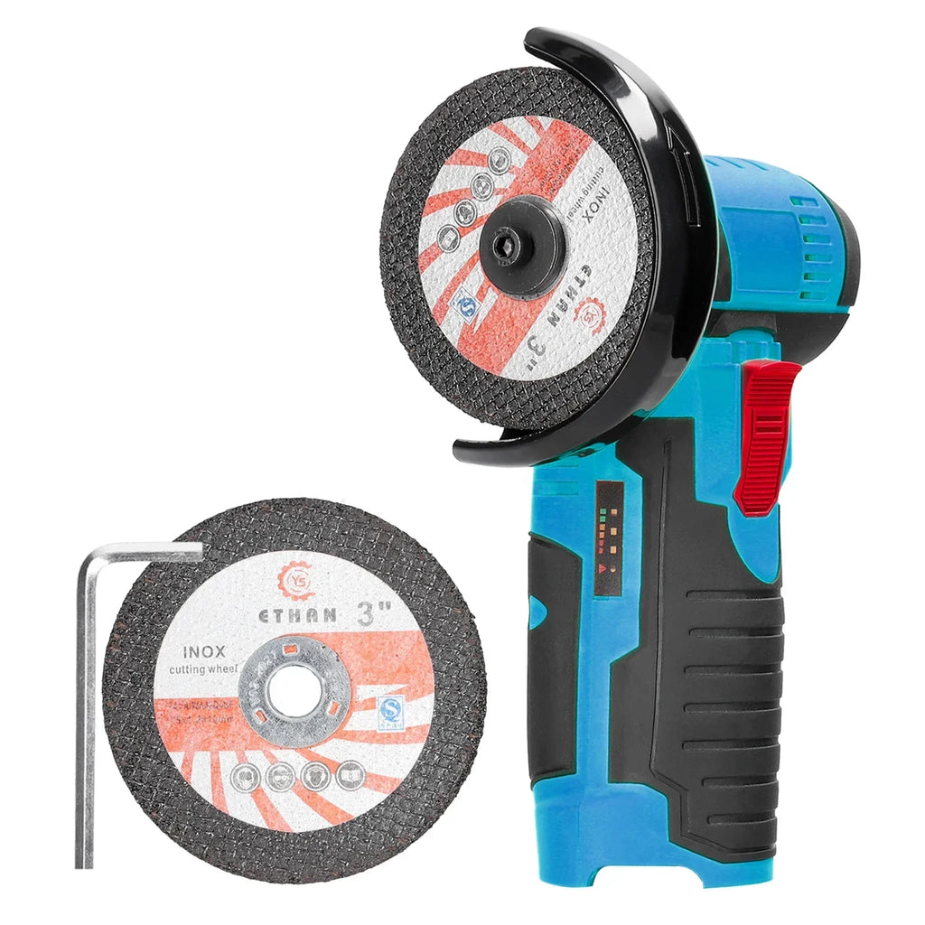 12V Cordless Electric Angle Grinder 19500rpm Lithium Battery Mini Polishing Grinding Machine Diamond Cutting Power Grinder Amagi