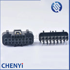 16 Pin male female 2.3mm series automotive waterproof plug FW-C-E16F wire cable harness connector socket FW-C-E16F-B FW-L-D16F-Y