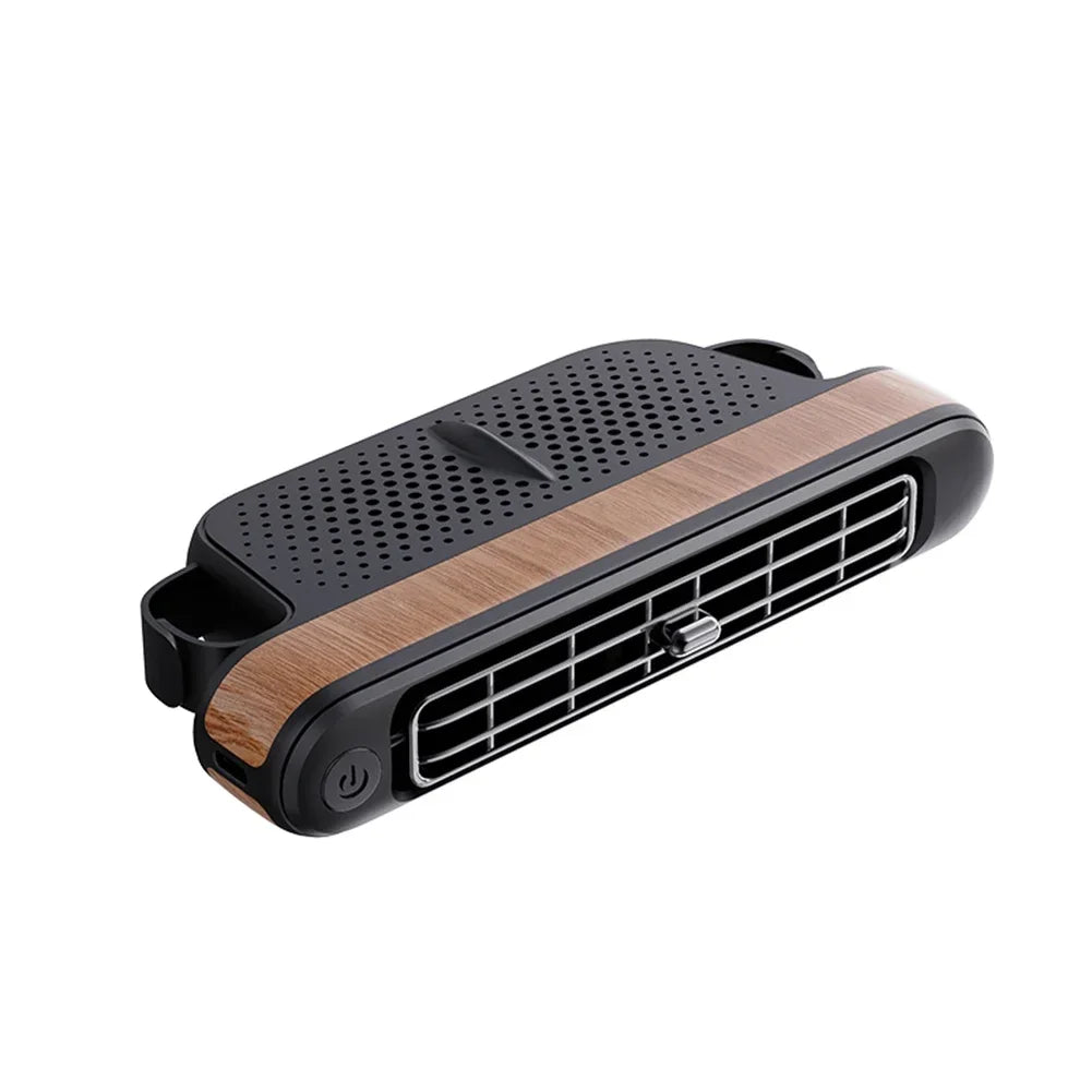 Car Seat Cooling Fan Electric Auto Backseat Car Fan Three Adjustable Wind Speeds Cooling Tool For Mini Cars RVs Sedans