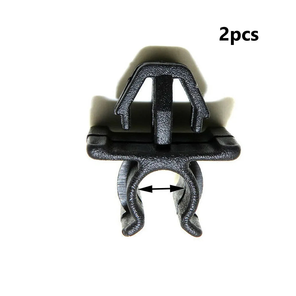 2pcs Car Hood Prop Rod Clip Stay Clamp Holder For Nissan Plastic Black GOOD QUALITY Fastener Retainer