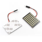 T10 5050 3030 LED Interior Panel Car White Light Reading Lamp Universal Car Trunk Roof Dome Bulb 48 24 12 SMD Lights 12V