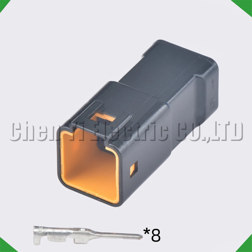 8 Pin Auto Waterproof Electronic Connector Wire Harness Butt Plug For 08R-JWPF-VSLE-S 0...