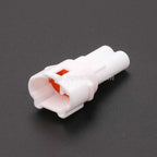 2 PIN AC Assembly White Car 2mm Male Female Waterproof Connector Automobile Foglight Electric Wiring Socket