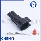 2 Pin Auto Waterproof Connector Front ABS wheel speed sensor plug 7287-0973-30 For Buick Regal LaCrosse Chevrolet Cruze Cadillac