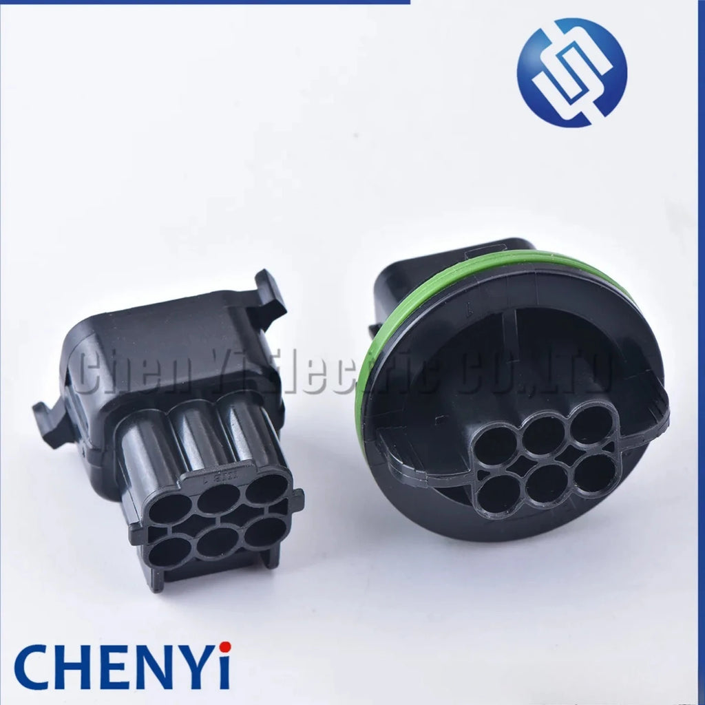 6 Pin Auto waterproof housing plug wiring cable Car headlight connector Light Lamp Plug HP066-06021 for Hyundai Elantra K3 K5