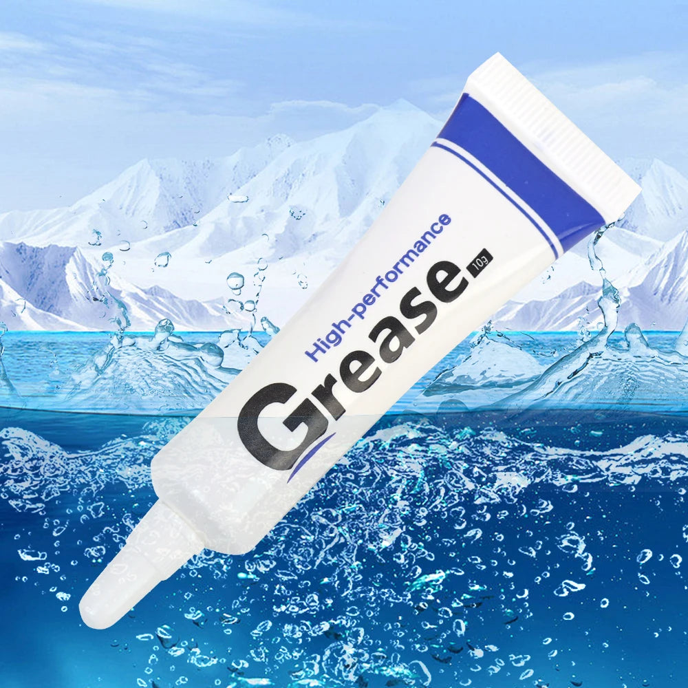 Waterproof Lubricant Grease White Silicone Universal Lubricating Oil for O Rings Gear Tube Mounted Bearing Tyre Valve Greases