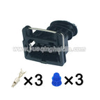 3 Way JPT Sensor Plug Connector Kit, black  Injection Socket SATRIA WIRA 1.5MITSUBISHIMANIFOLD ABSOLUTE PRESSUREMAP SENSOR SOCKE