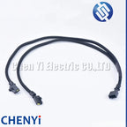 For Toyota Vios YARiS Camry Highlander Corolla High And Low Tone Horn Cable Snail Horn Plug One To Two wire harness modification