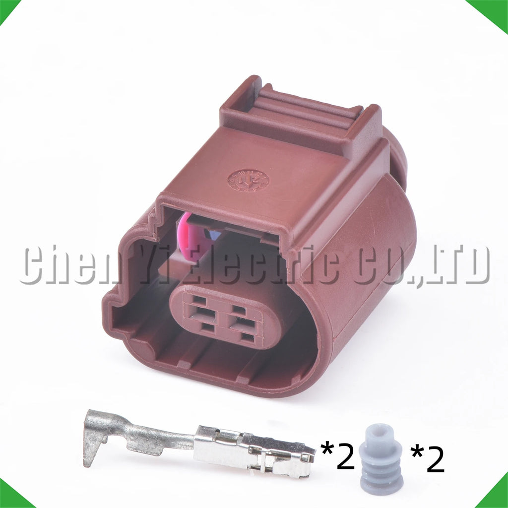 2 Pin Auto Connector Electric hand brake wheel cylinder motor temperature sensor plug 1...