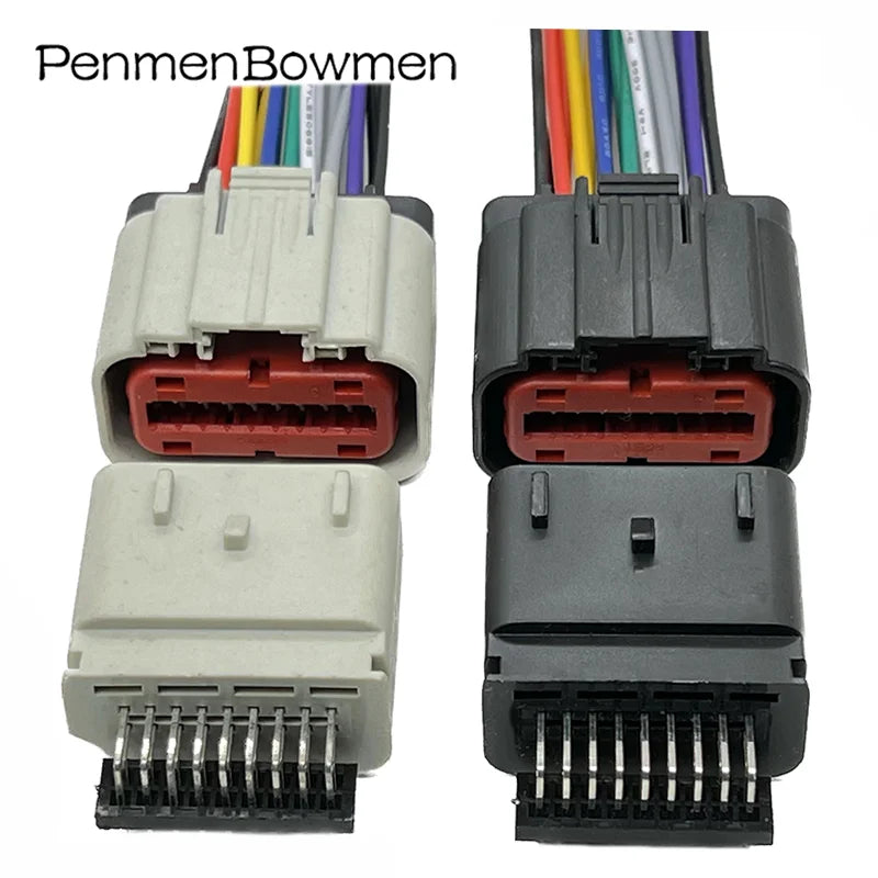 1 Set 18 Pin 2203663-6 Car ECU Air Flow Meter ACC Electrical Cable Connectors Wire Harness Plug For Ford 1488533-6 1488533-5