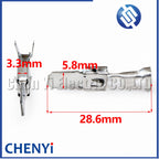 50 Pcs 6.3mm series connector plug Crimp Wire Splice Pins 144433-1 144617-1 927824-1 927824-2 927829-1 2-963736-1 1-968050-1