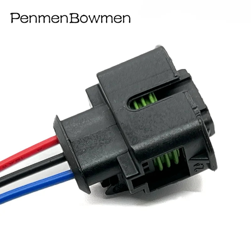 1 Set 3 Pin 3.5mm Auto Waterproof Electrical Cable Connectors Wire Harness Plug Socket Plastic Housing 15397338