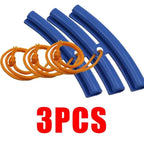 Car Motorcycle Wheel Guard Rim Protectors Red Bicycle Car Wheel Rim Protector Tyre Changer Guard Tire Change Protection Tool