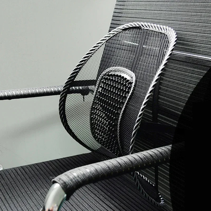 Car Seat Office Chair Massage Back Lumbar Support Mesh Ventilate Cushion Pad Black Mesh Back Lumbar Cushion for Car Driver Amagi