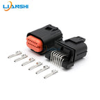 Automotive waterproof wiring harness plug JAE type 12-hole male and female pin socket plug MX23A12NF1 MX23A12SF1