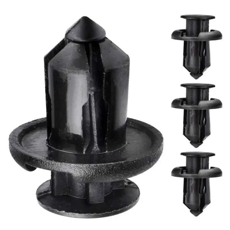 50 Pcs Car Bumper Retainer Clips Nylon Rivet Fastener Bumper Clip Retainer Screw Fender For Honda Door Trim Panel Retainer