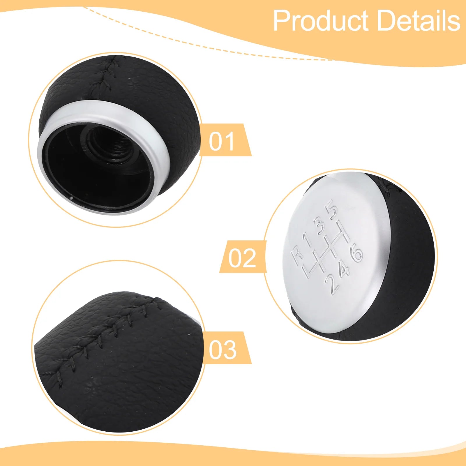 Car Manual Gear Stick Shift Knob 6 Speed Lever Pen Adapter Replacement For Toyota For Avensis For Rav4 2005-2012