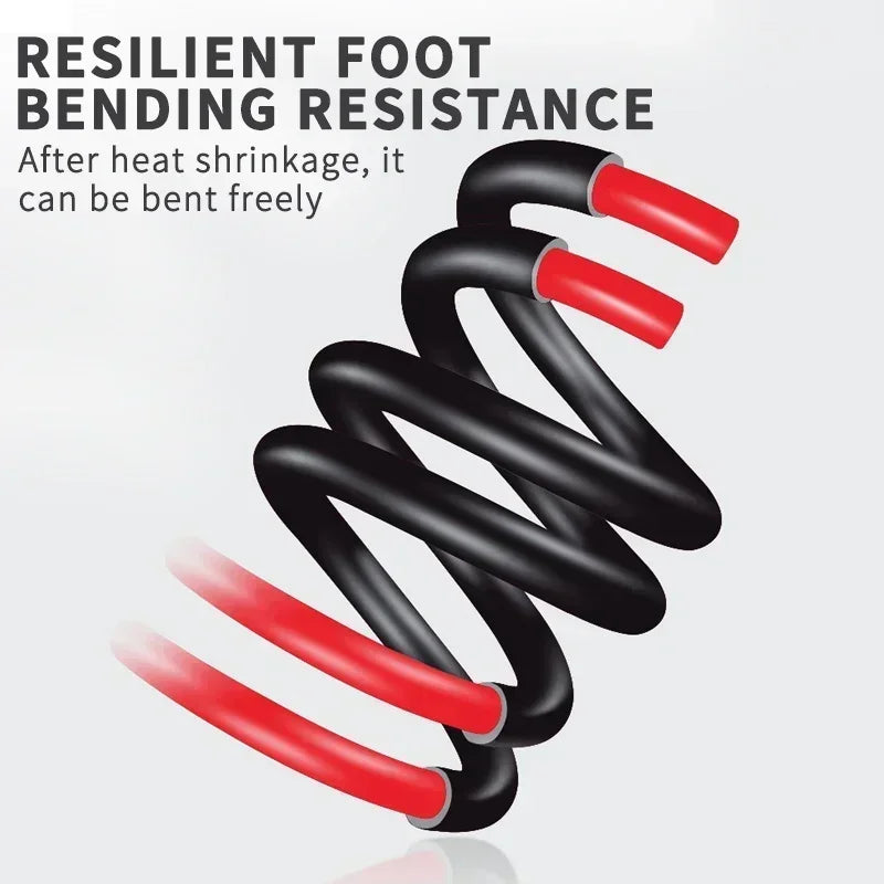 10M-200M 3:1 Heat Shrink Tubing, Dual Wall Adhesive Lined, Black/White/Red/Blue/Yellow, Waterproof Wire Cable Sleeve