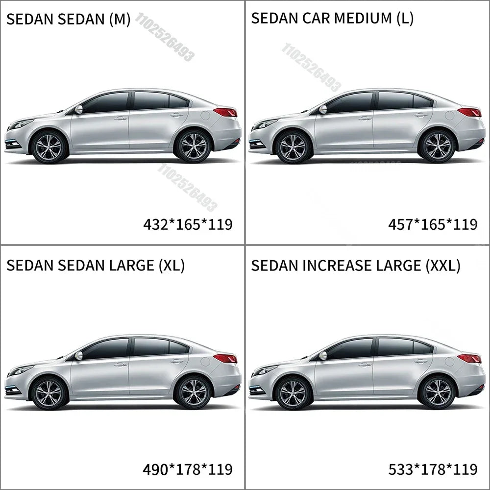 Car Covers Waterproof Auto Sun Full Cover Protector Universal Fit For SUV Sedan 6 Size Snow Dust Rain Snowproof Car Amagi