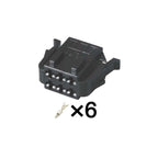 6Pin Connector Unsealed 2.8mm Male Female Connector Automotive Housing Wiring Harness Cable Plug for VW 1-929627-1 1-929621-1