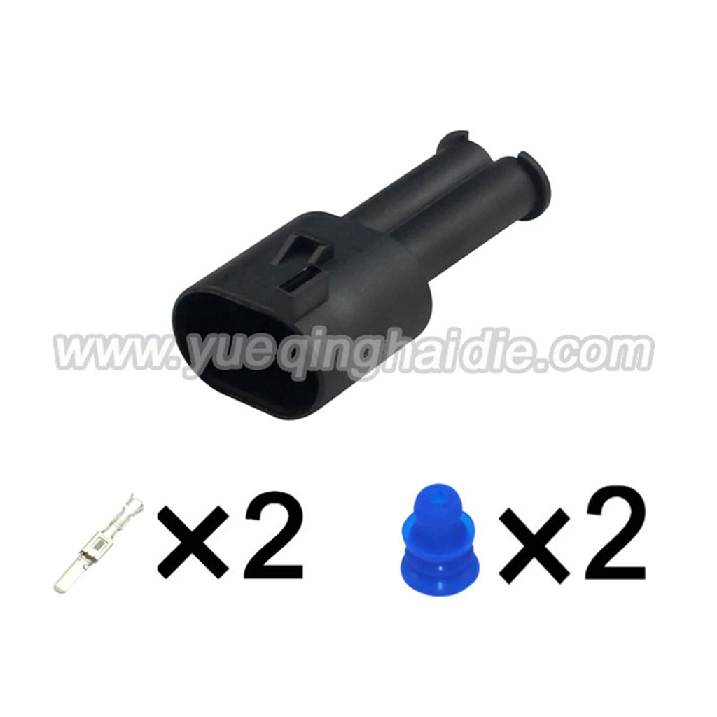 2Pin Connectors 3.5mm Male and Female Connector Automotive Wire Harness Cable Socket for AUDI 357973332 357973202 6N092799