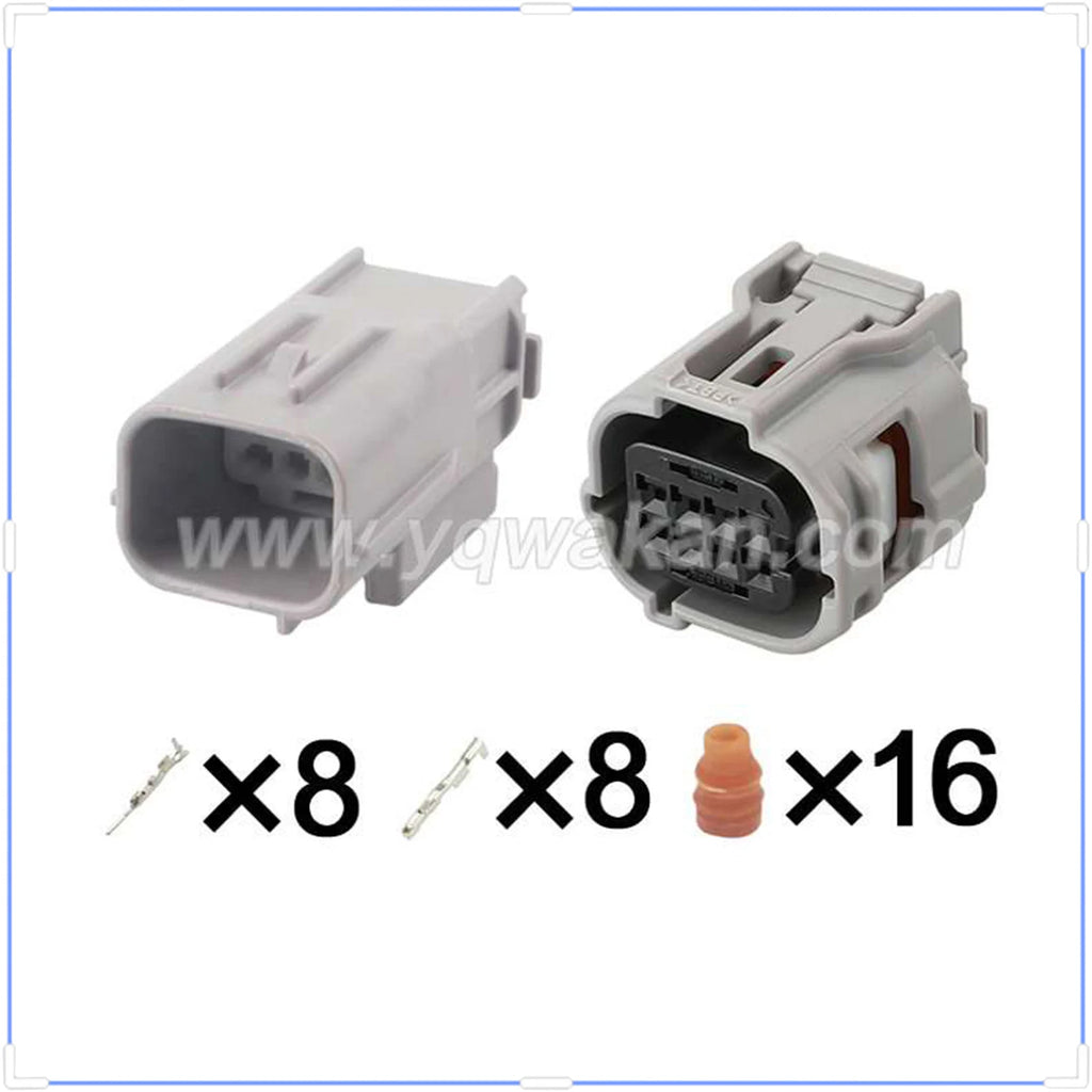 8 Pin Connector Waterproof 0.6mm Male Female Connector Reversing Radar Wiring Harness Housing Cable Plug 6189-1240 6188-0779