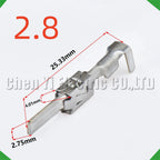 50 pcs 3.5 2.8 series Crimp Male or Female For 964286-1 1-968849-1 964296-1 Sheath Auto...