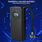 Nflate Your Car Tires 3000 Mah Wireless Tire Inflator Charging Handheld Inflator Pump Tram Motor Wireless Inflator Or Motorcycle