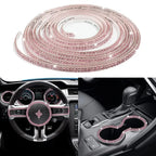 Car Decorative Stickers Auto Crystal Artificial Diamond Girls Car Decoration Accessories Auto Interior Cover  Waterproof amagi