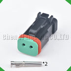 2-Pin Wire Harness Harness Waterproof Connector excavator headlight headlight