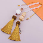 Car Huangyangmu Buddha Head White Jade Bodhi Car Pendant Fashion Car Interior Ornaments Rearview Mirror Good Luck Decoration