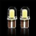 10pcs Car Interior Lamps T10 194 168 W5W COB 4 SMD LED CANBUS Silica Bright White Wedge Clearance License Light Bulbs Car Amagi