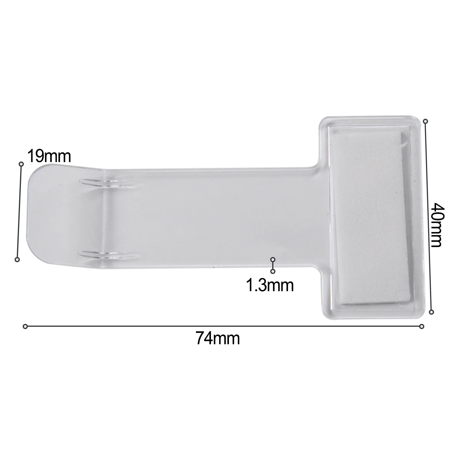 Car Vehicle Parking Ticket Permit Holder Clip Sticker Windscreen Fastener Kit Plastic Permit Card Holder Clip Sticker Car Parts