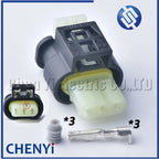 3 Pin Auto waterproof connector Motorcycle sensor plug Socket 7615637-04 805-121-522 A0295451326 2-1703496-7 2236953 A0225452526