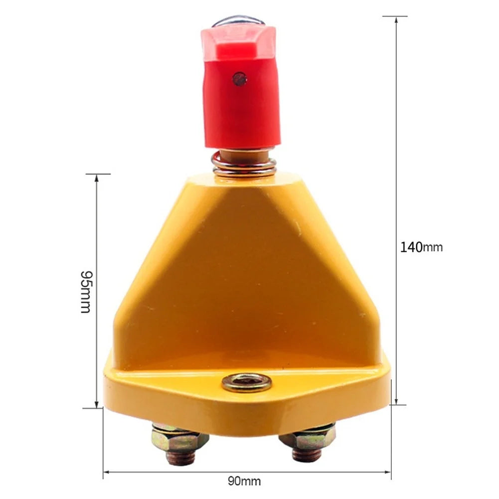 Yellow Shell Battery Master Switch For Car Truck Tractor 150A 12-24V Heavy Duty Agricultural Vehicle Truck Master Switch