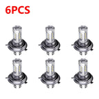 H4 Super White LED Headlight Bulb 6000-6500K High Low Beam LED Headlight IP67 Waterproof Auto Headlight 4000LM 80W 12V Amagi