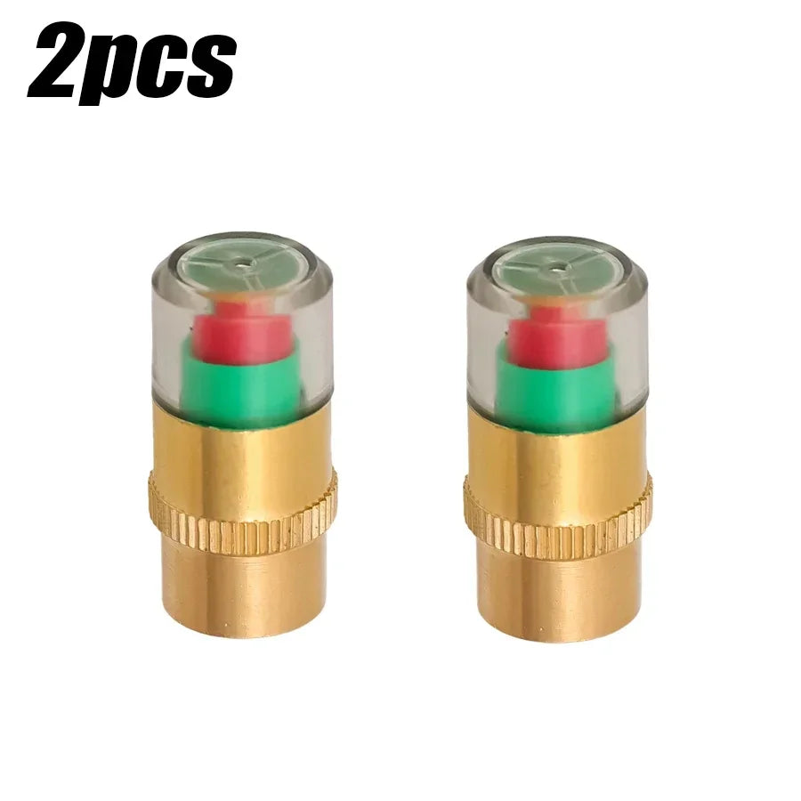 Car Tyre Pressure Indicator Valve Gauge Indicator Alarm Monitoring Bonnet Sensor Automotive External Valve Detection Monitor