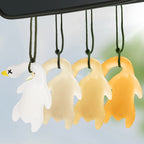 10/1PCS Cartoon Cute Anime Color-Changing Roast Duck Pendant Diy Kawaii Car Accessories Keychain Back Packaging Accessories Gift