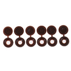 50Pcs Car Hinged Cover Cap Number Plate Fitting Fixing Self Tapping Screw For License Plate Screw Caps Screws Plugs