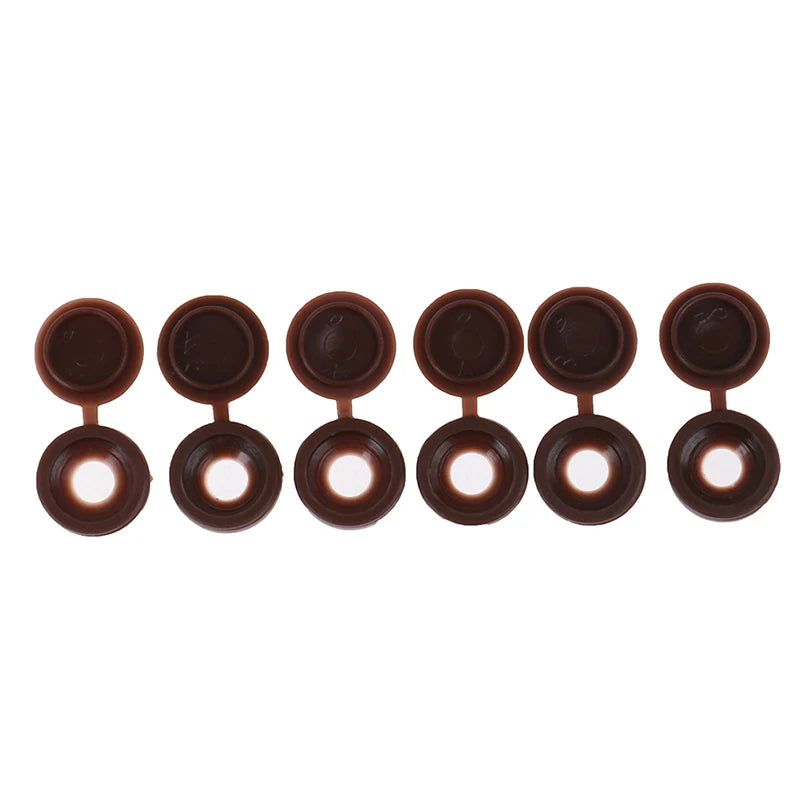 50Pcs Car Hinged Cover Cap Number Plate Fitting Fixing Self Tapping Screw For License Plate Screw Caps Screws Plugs