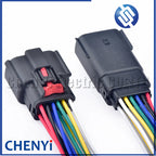 12 Pin Auto Headlight Plug Female male Connector wiring harness plug 33472-1201 33482-1201 For Ford Focus Mondeo Buick Chevrolet