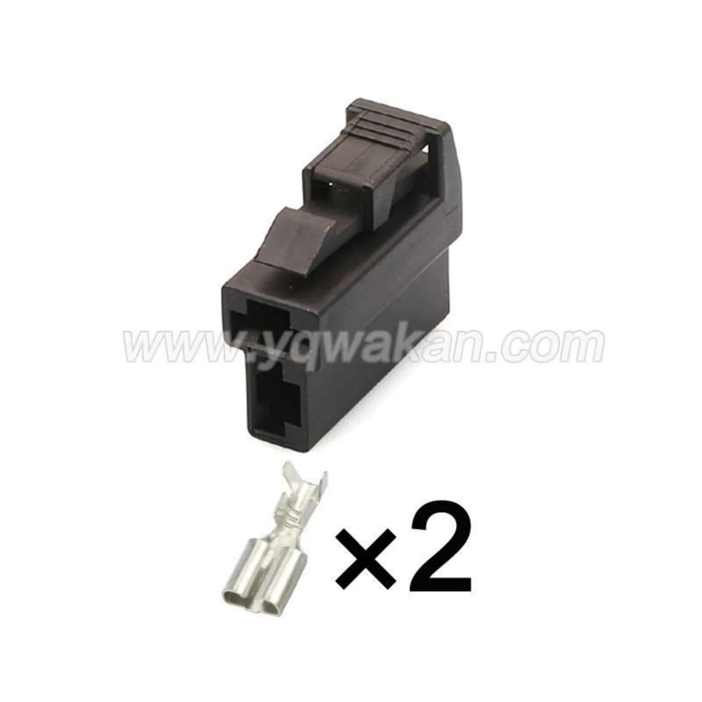 2PIN Electrical Connector Unsealed 6.3mm Series Male Female Connectors Wiring Harness Cable Socket 7122-2820 6070-2481